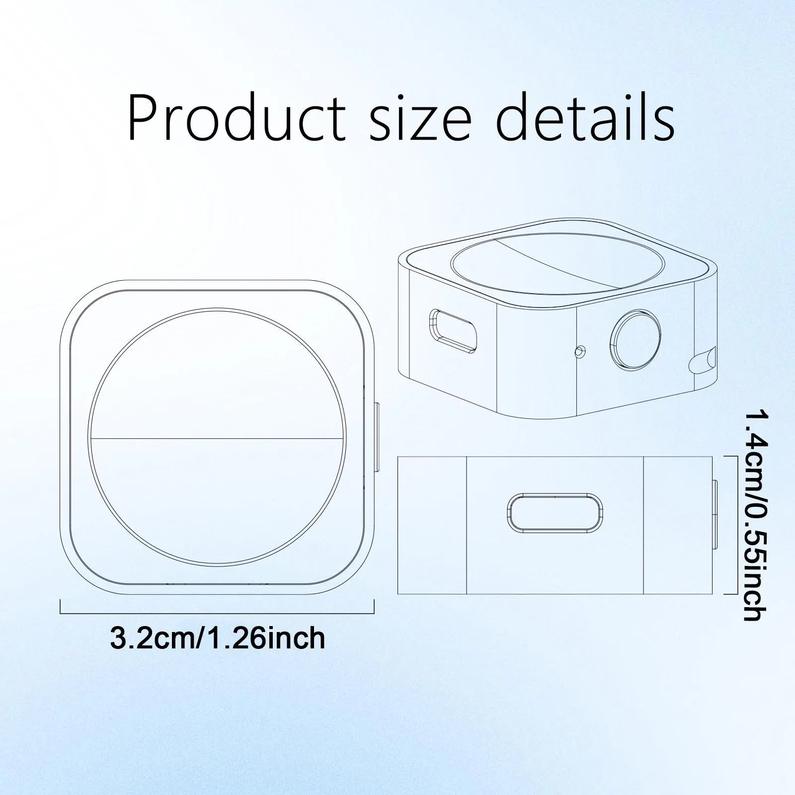 Wireless Charging Power Bank for Apple Watch - Compact Portable Design with 2.5W Quick Charge and Travel-Friendly Features