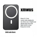 5000mAh Magnetic Wireless Power Bank for iPhone 12-17 Series, Portable Charger Compatible with MagSafe Cases, Ideal for Back to School