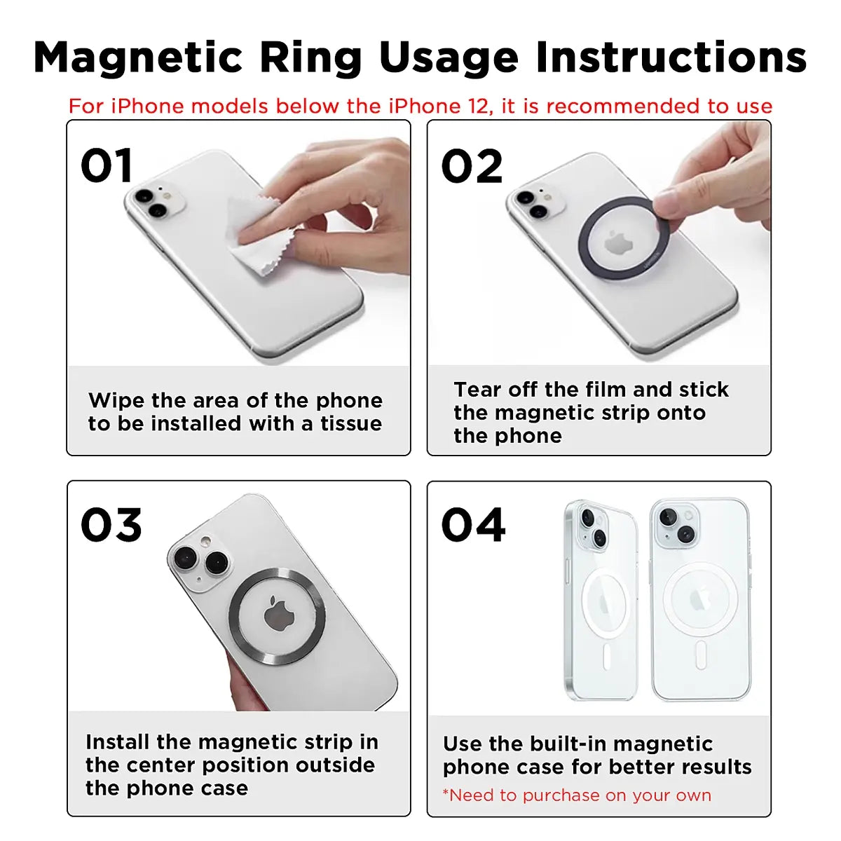 5000mAh Magnetic Wireless Power Bank for iPhone 12-17 Series, Portable Charger Compatible with MagSafe Cases, Ideal for Back to School